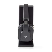 Nedis HPRF321BK Draadloze Tv-koptelefoon Rf Over-ear Maximale Batterijduur: 8 Hrs 25 M Digitale Audio Laadstation Zwart - thumbnail
