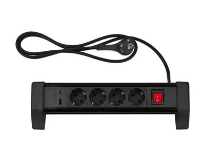 TRONIC Stekkerdoos (Stekkerdoos, Zwart)