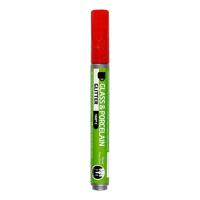 Creativ Company Glas- en porseleinstift glitter semi-dekkend - rood - thumbnail