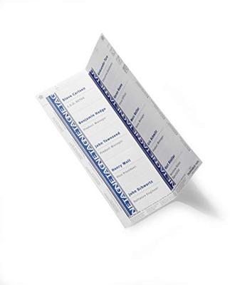 Durable Badgemaker insteekkaartjes ft 54 x 90 mm (voor badges 8004, 8012, 8101, 8111, 8117, 8604 en 86...