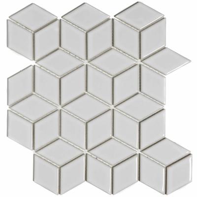Mozaiek Paris Cubic Wit 4,8x8,1