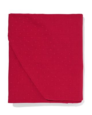 HEMA Tafelkleed ⌀170cm jacquard stippen rood (rood)