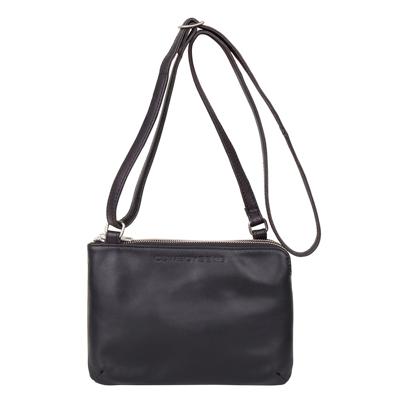 Cowboysbag leren crossbody tas Adabelle zwart