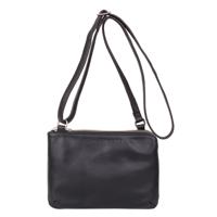 Cowboysbag leren crossbody tas Adabelle zwart - thumbnail