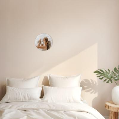 Forex wandpaneel met foto of naam - Rond - 1 stuk Forex wandpaneel met foto of naam - Rond - 1 stuk