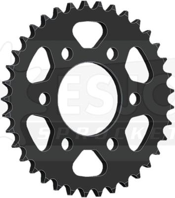 ESJOT Chain wheel 428 43z steel black