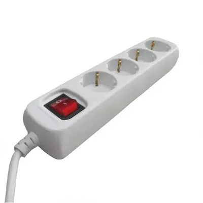 VB Extend Stekkerdoos - met schakelaar - 4 aansluitingen - wit - snoerlengte 3m