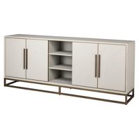 Richmond Dressoir 'Whitebone' Eiken en Brass, 225cm, kleur Verona Grey - thumbnail