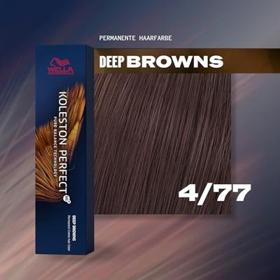 Wella Professionals Koleston Perfect Me+ Permanent Creme Colour 7/77 Medium Blonde Brown Intensive 60ml