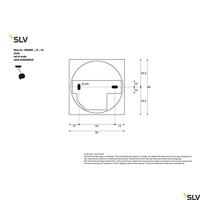 SLV PlafondlampTriledo GU10 8,5cm metaalgrijs - 1002004 - thumbnail