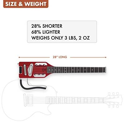 Traveler Guitar Ultra-Light Electric Torino Red met gigbag
