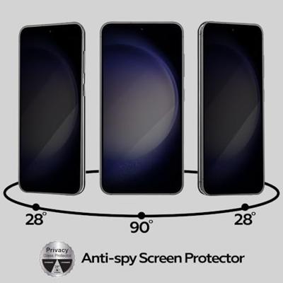 Lunso - Samsung Galaxy S23 Plus - Privacy Glass - Screen protector Lunso - Samsung Galaxy S23 Plus - Privacy Glass - Screen protector