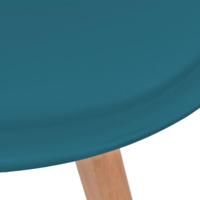 Eetkamerstoelen 4 st kunststof turquoise - thumbnail