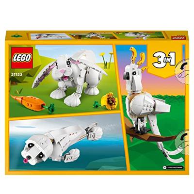 LEGO Creator 3-in-1 - Wit konijn constructiespeelgoed 31133