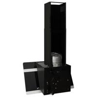 VidaXL Wandafzuigkap 60 cm staal en gehard glas zwart - thumbnail