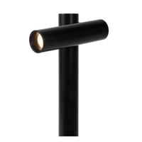 Lucide ANTRIM - Oplaadbare Bureaulamp Binnen/Buiten - Accu/Batterij - LED Dimb. - 1x2,2W 2700K - IP54 - Met draadloos oplaadstation - Zwart - thumbnail