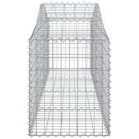 Schanskorf gewelfd 200x50x60/80 cm gegalvaniseerd ijzer - thumbnail