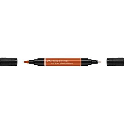 Faber Castell Tekenstift Pitt Artist Pen duo marker - 188 bloedrood