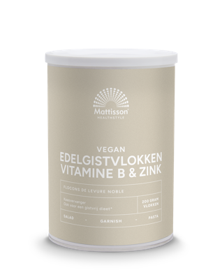 Mattisson HealthStyle Edelgistvlokken Vitamine B12 + Zink