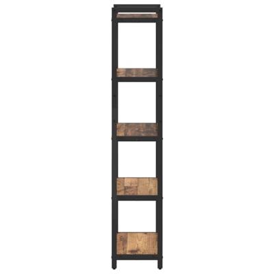 Boekenkast Oud hout 40 x 30 x 153 cm Bewerkt hout