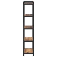 Boekenkast Oud hout 40 x 30 x 153 cm Bewerkt hout - thumbnail