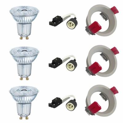 3 LED inbouwspots 4.5W 2700K Serie Colmar