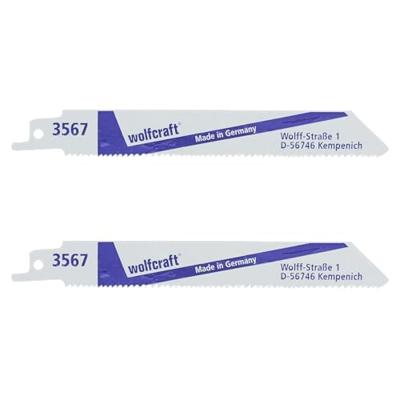 Wolfcraft 3567000 2 reciprozaagbladen Zaagbladlengte 152 mm 2 stuk(s)
