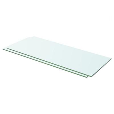 VidaXL Schappen 2 st 60x20 cm glas transparant VidaXL Schappen 2 st 60x20 cm glas transparant