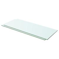VidaXL Schappen 2 st 60x20 cm glas transparant - thumbnail