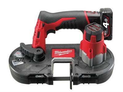 Milwaukee M12 BS-402C Accu bandzaag 12V 4.0Ah in koffer - 4933441805