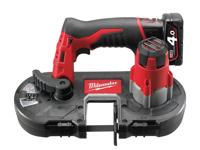 Milwaukee M12 BS-402C Accu bandzaag 12V 4.0Ah in koffer - 4933441805 - thumbnail