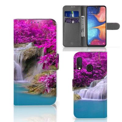 Samsung Galaxy A20e | Flip Cover | Waterval | Portemonnee hoesje Samsung Galaxy A20e | Flip Cover | Waterval | Portemonnee hoesje