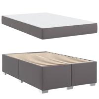 Bedframe Grijs 120 x 200 cm Kunstleer - thumbnail