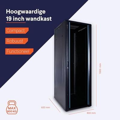 DSI 37U serverkast met glazen deur - DS6837 server rack DSI 37U serverkast met glazen deur - DS6837 server rack