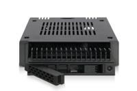 Icy Dock MB741SP-B behuizing voor opslagstations HDD-/SSD-behuizing Zwart 2.5 - thumbnail