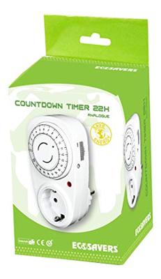 Ecosavers Terugtelklok analoog max. 22 uur (countdown)