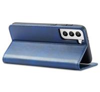 Casecentive Leren Wallet case Luxe Samsung Galaxy S21 blauw - thumbnail