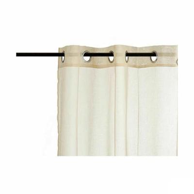 Gordijn 140 x 260 cm Beige (6 Stuks)