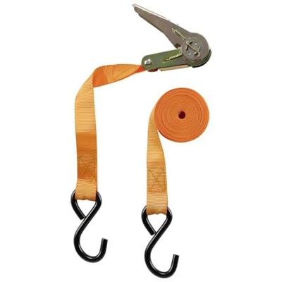 TOOLCRAFT Spanband (tweedelig) Trekkracht (lc) vastbinden (enkel/direct)=250 daN (l x b) 5 m x 25 mm Ratelinrichting