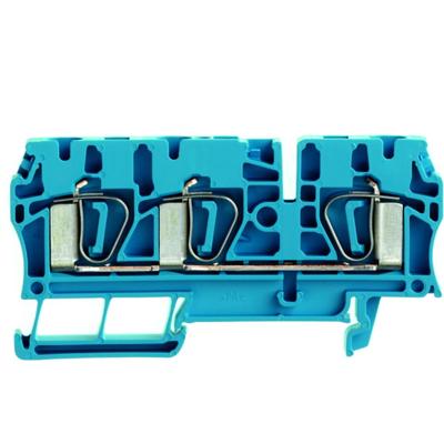 Weidmüller 7904190000-50 Doorgangsserieklem Spanveer Blauw 50 stuk(s) Piece