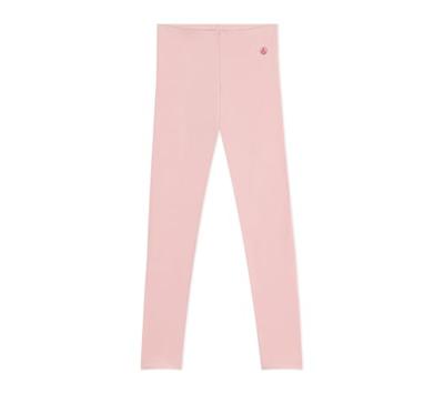 PETIT BATEAU effen katoenen legging voor kinderen rozen