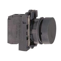 Schneider Electric XB5AA21 Harmony XB5AA21 Druktoets Bedieningsknop vlak 1 knop Zwart Druk-ontgrendeling 1 stuk(s) - thumbnail