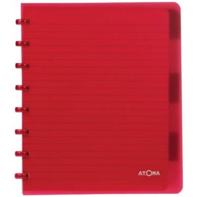 Atoma Trendy schrift, ft A5+, 120 bladzijden, geruit 5 mm, met 6 tabbladen, in geassorteerde kleuren Atoma Trendy schrift, ft A5+, 120 bladzijden, geruit 5 mm, met 6 tabbladen, in geassorteerde kleuren