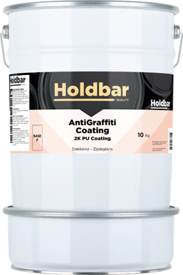 Holdbar Anti Graffiti Coating Telegrijs 4 (RAL 7047) 10 Kg