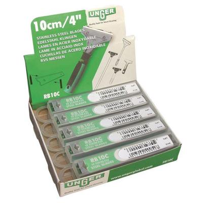 Reservemes Unger voor schraper 10cm 10 stuks