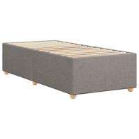 Bedframe zonder matras 90x190 cm stof taupe - thumbnail