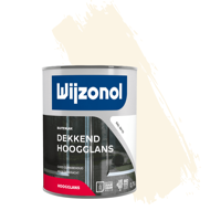 Wijzonol Dekkend Hoogglanslak 750 ml RAL 9001 - thumbnail