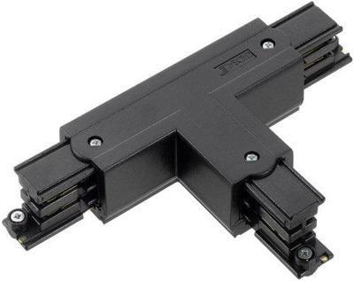 Enzo T-stuk links vast 90gr tbv. rail 3-fasen zwart - 5050055