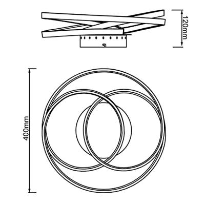 Brilliant Design plafondlampLabyrinth - G96894/22