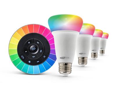 RGB Verlichtingsset E27 Met Afstandsbediening (HRL101KIT) RGB Verlichtingsset E27 Met Afstandsbediening (HRL101KIT)
